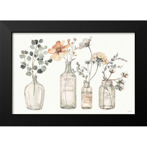 A Country Weekend VIII v2 Fall Black Modern Wood Framed Art Print by Audit, Lisa