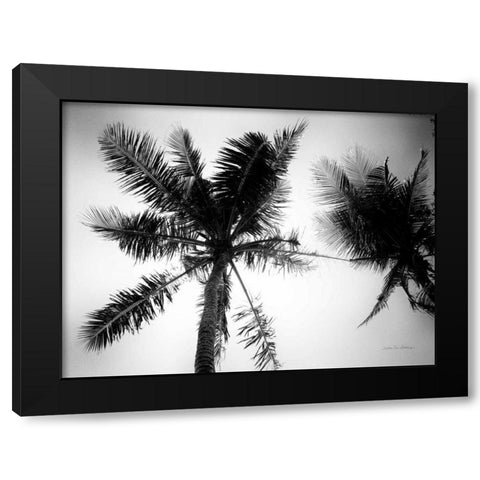 Palm Tree Looking Up II Black Modern Wood Framed Art Print by Van Swearingen, Debra