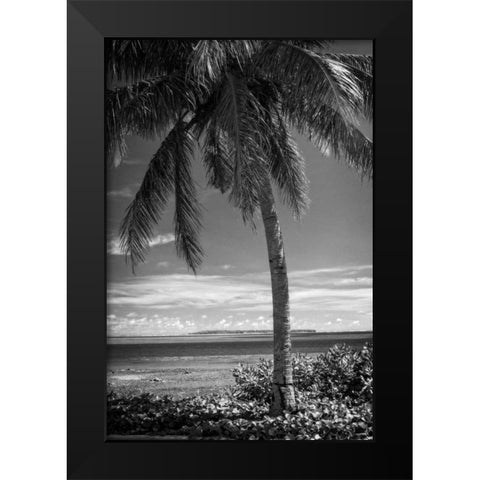 Ocean View Black Modern Wood Framed Art Print by Van Swearingen, Debra