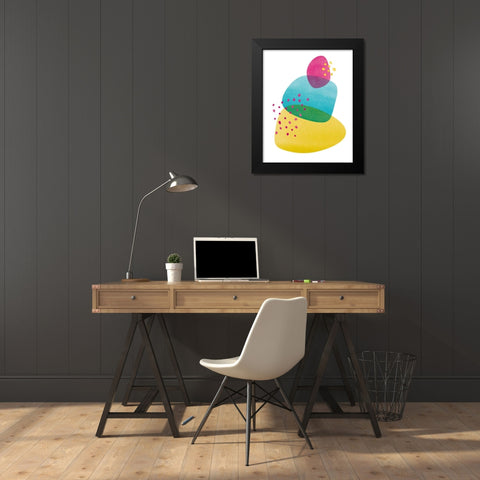 Balance I Black Modern Wood Framed Art Print by Hershey, Moira