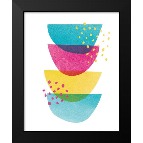 Balance III Black Modern Wood Framed Art Print by Hershey, Moira