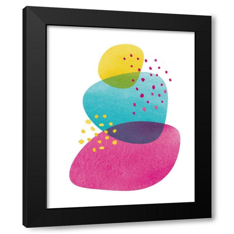Balance IV Black Modern Wood Framed Art Print with Double Matting by Hershey, Moira
