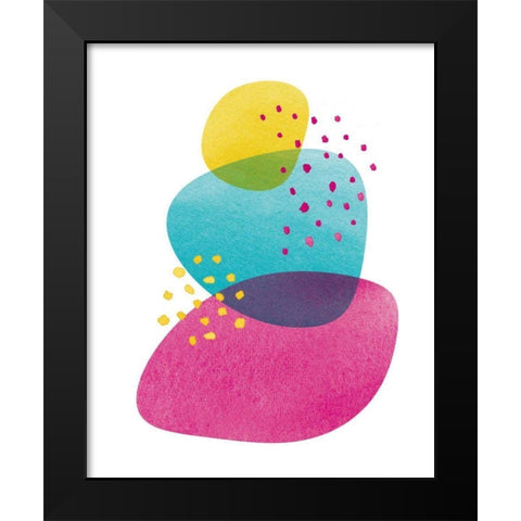 Balance IV Black Modern Wood Framed Art Print by Hershey, Moira