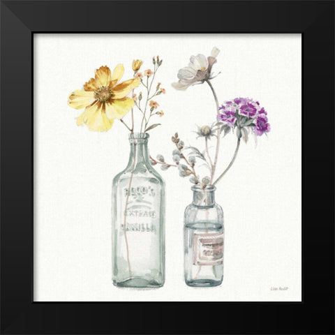 A Country Weekend X v2 Yellow Purple Black Modern Wood Framed Art Print by Audit, Lisa