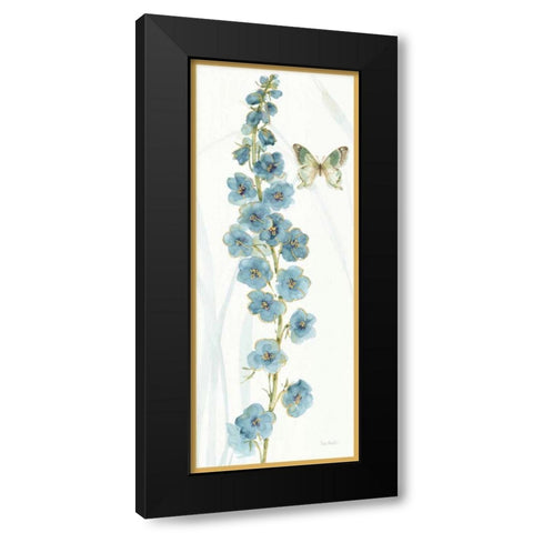 Rainbow Seeds Flowers VI Butterfly Black Modern Wood Framed Art Print by Audit, Lisa