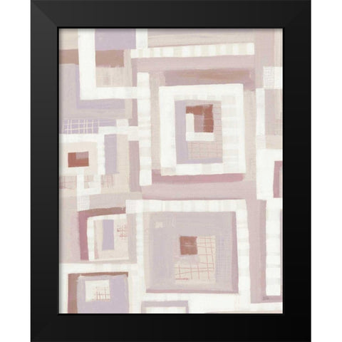 Harbor Windows VII Blush Black Modern Wood Framed Art Print by Averinos, Melissa