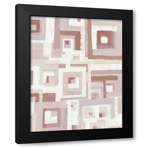 Harbor Windows VIII Blush Black Modern Wood Framed Art Print by Averinos, Melissa