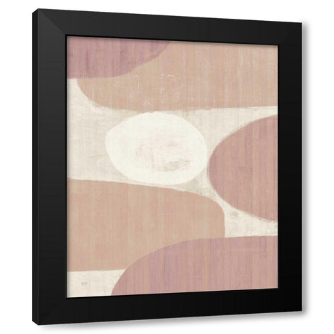 Costa del Sol II Blush Black Modern Wood Framed Art Print by Mullan, Michael