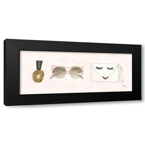 Boss Ladies X Pink Black Modern Wood Framed Art Print by Jackson, Jenaya