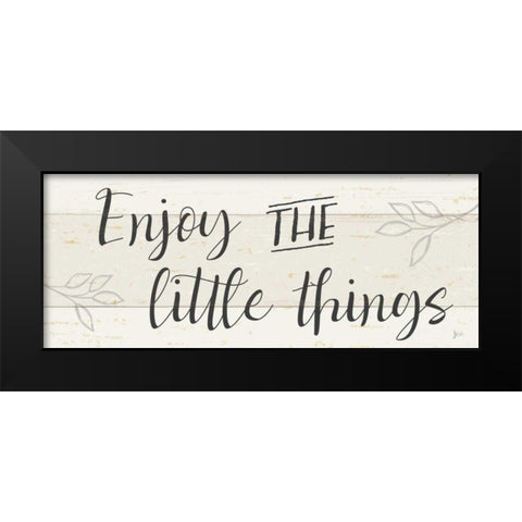 Simple Signs I Black Modern Wood Framed Art Print by Aiken, Jess