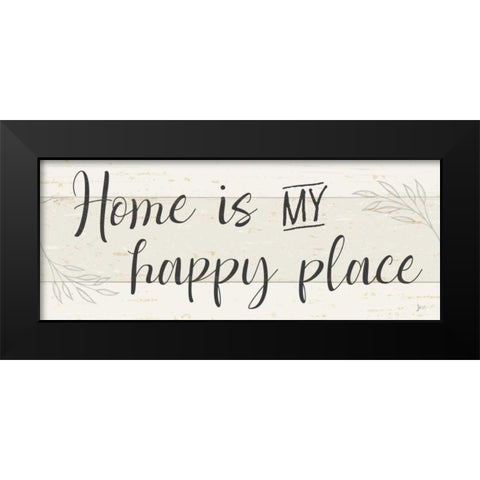 Simple Signs II Black Modern Wood Framed Art Print by Aiken, Jess