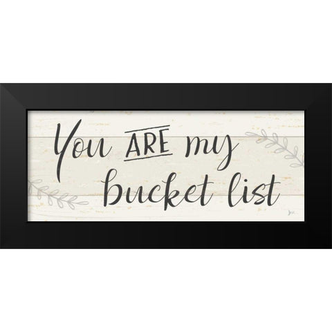Simple Signs III Black Modern Wood Framed Art Print by Aiken, Jess