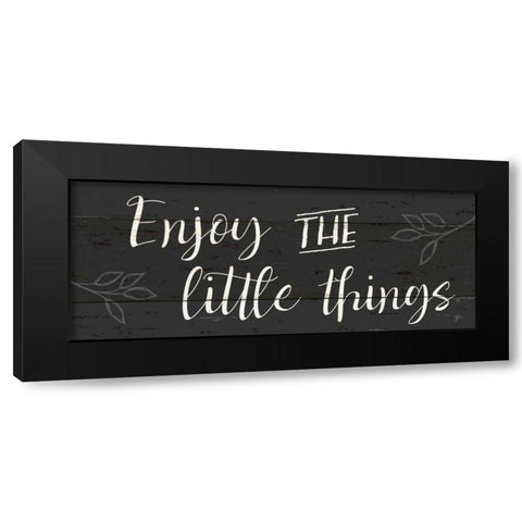 Simple Signs I Black Black Modern Wood Framed Art Print with Double Matting by Aiken, Jess