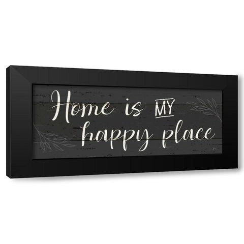 Simple Signs II Black Black Modern Wood Framed Art Print by Aiken, Jess