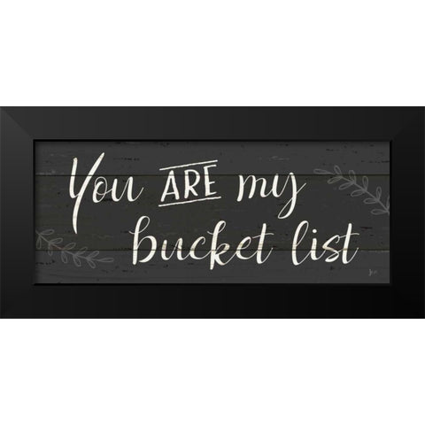 Simple Signs III Black Black Modern Wood Framed Art Print by Aiken, Jess