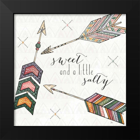 Spectrum III Black Modern Wood Framed Art Print by Aiken, Jess