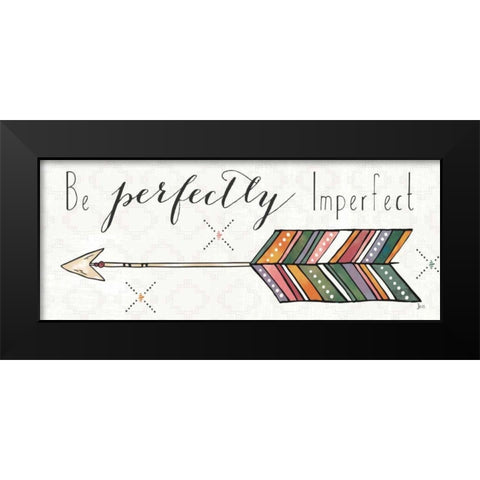 Spectrum V Black Modern Wood Framed Art Print by Aiken, Jess