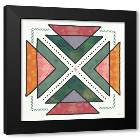 Spectrum VI Black Modern Wood Framed Art Print by Aiken, Jess