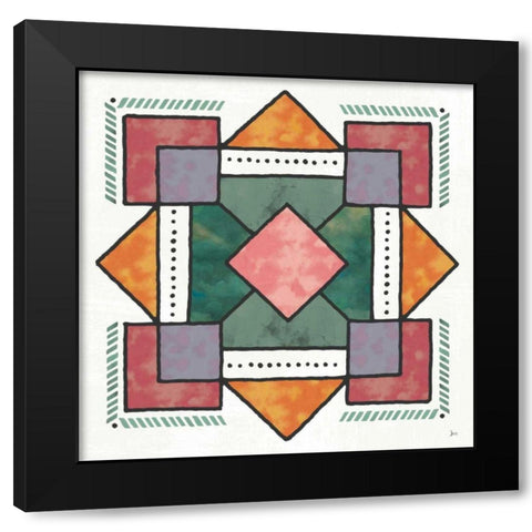 Spectrum VII Black Modern Wood Framed Art Print by Aiken, Jess