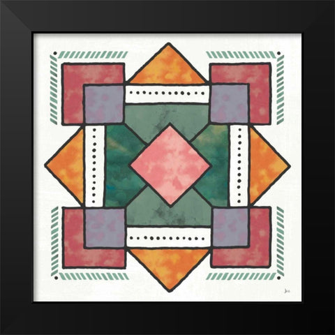 Spectrum VII Black Modern Wood Framed Art Print by Aiken, Jess
