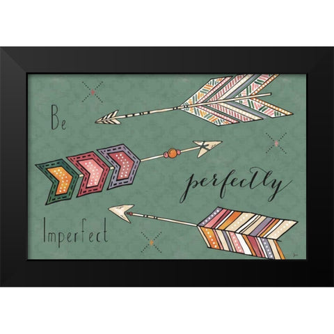 Spectrum I Dark Black Modern Wood Framed Art Print by Aiken, Jess