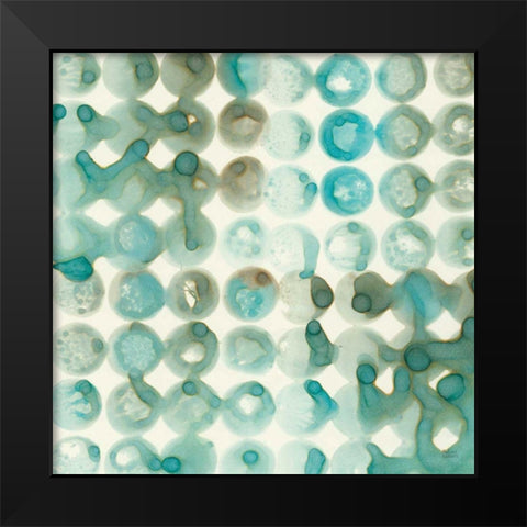 Kanari Square II Black Modern Wood Framed Art Print by Averinos, Melissa