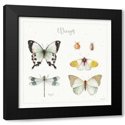 A Country Weekend XII Bright Black Modern Wood Framed Art Print by Audit, Lisa