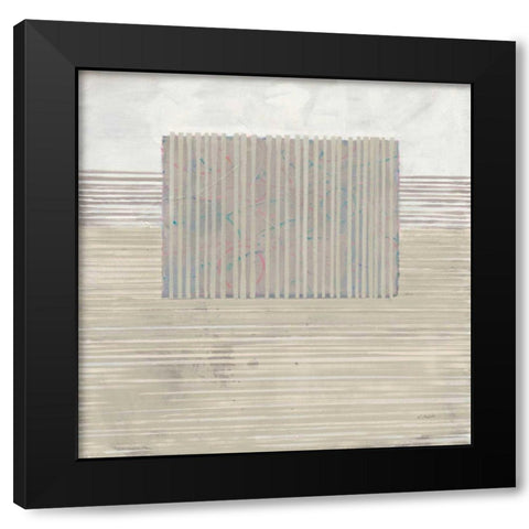 Layer of Reality Neutral Black Modern Wood Framed Art Print by Schick, Mike