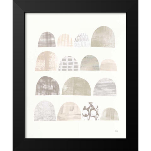 Mod Neutrals IV v2 Black Modern Wood Framed Art Print by Averinos, Melissa