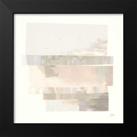 Stacks I Neutral Black Modern Wood Framed Art Print by Averinos, Melissa