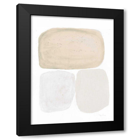 Graystone Neutral Black Modern Wood Framed Art Print with Double Matting by Rhue, Piper