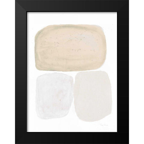 Graystone Neutral Black Modern Wood Framed Art Print by Rhue, Piper