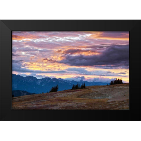 September Skies I Black Modern Wood Framed Art Print by Marshall, Laura