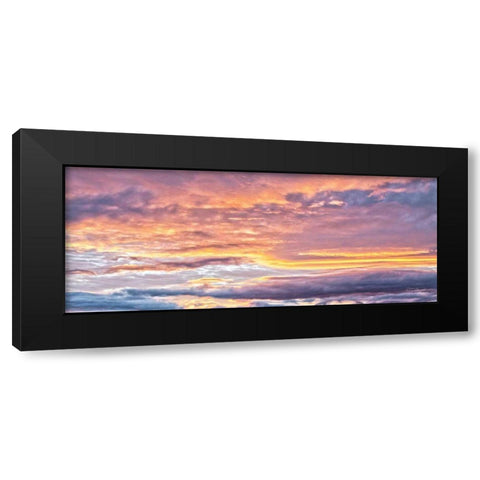 September Skies II Black Modern Wood Framed Art Print with Double Matting by Marshall, Laura