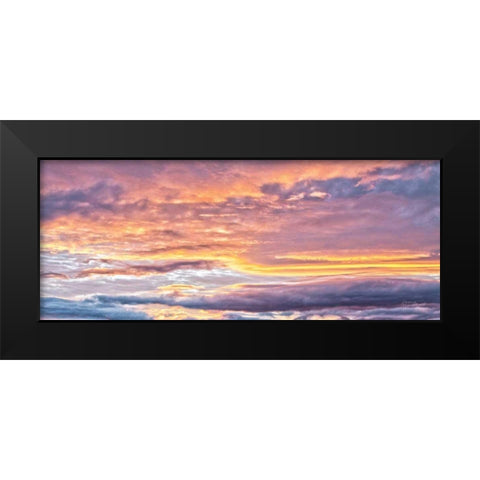 September Skies II Black Modern Wood Framed Art Print by Marshall, Laura
