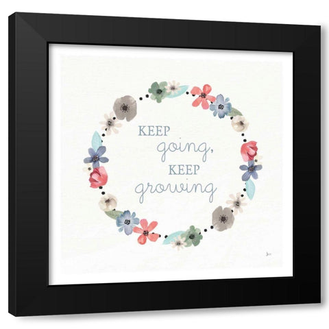 Simply Amazing I Spring Black Modern Wood Framed Art Print with Double Matting by Aiken, Jess