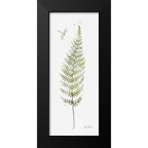 In the Forest IX no distress Black Modern Wood Framed Art Print by Pertiet, Katie