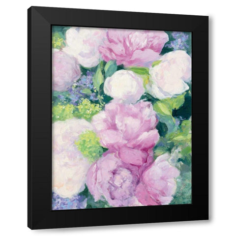 Summer Delight I Black Modern Wood Framed Art Print with Double Matting by Purinton, Julia