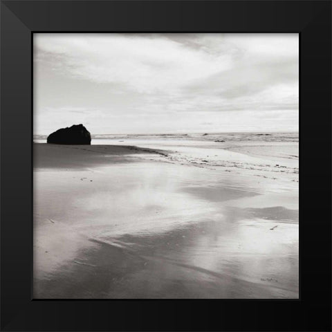 Bandon Beach Oregon I Crop Black Modern Wood Framed Art Print by Majchrowicz, Alan