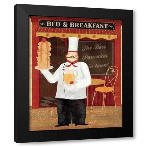 Chefs Specialties I Black Modern Wood Framed Art Print with Double Matting by Charron, Veronique