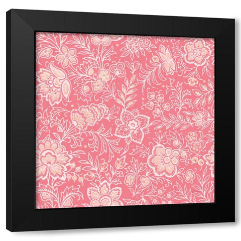 Kala Pattern 2A Black Modern Wood Framed Art Print by Schlabach, Sue