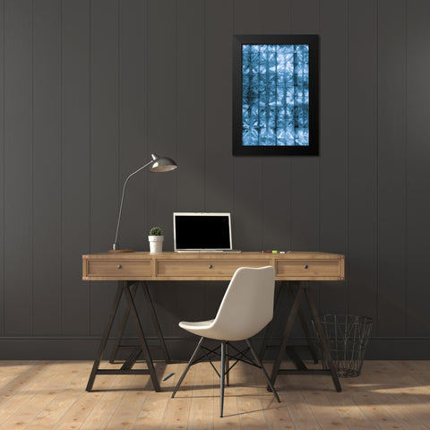 Kanari V Indigo Black Modern Wood Framed Art Print by Averinos, Melissa