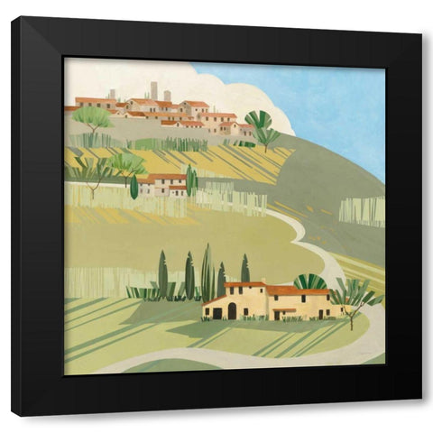 Primavera Crop Black Modern Wood Framed Art Print by Tillmon, Avery