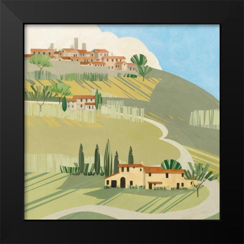 Primavera Crop Black Modern Wood Framed Art Print by Tillmon, Avery