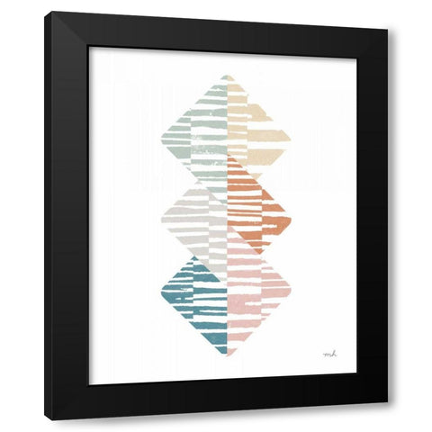 Meditate II Black Modern Wood Framed Art Print by Hershey, Moira