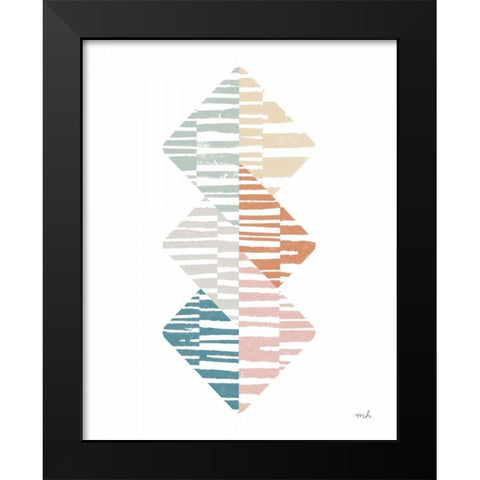 Meditate II Black Modern Wood Framed Art Print by Hershey, Moira