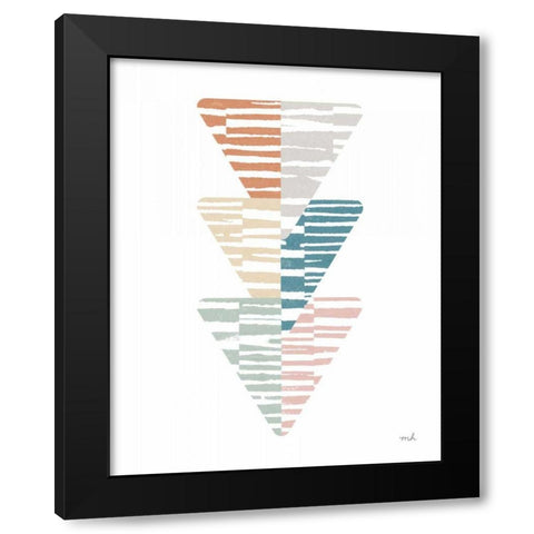 Meditate III Black Modern Wood Framed Art Print by Hershey, Moira