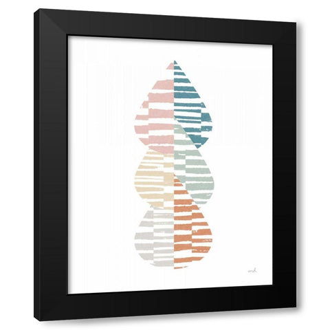 Meditate IV Black Modern Wood Framed Art Print by Hershey, Moira