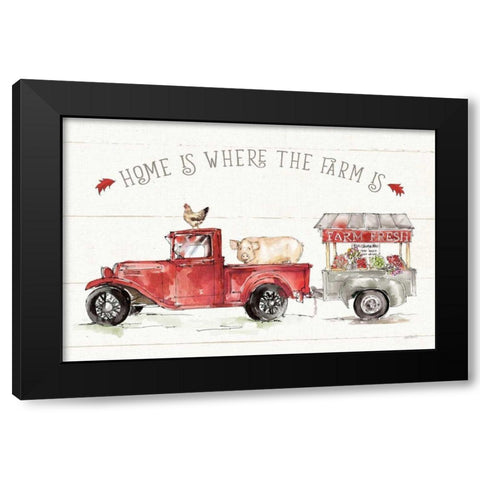 Country Life I Black Modern Wood Framed Art Print by Tavoletti, Anne