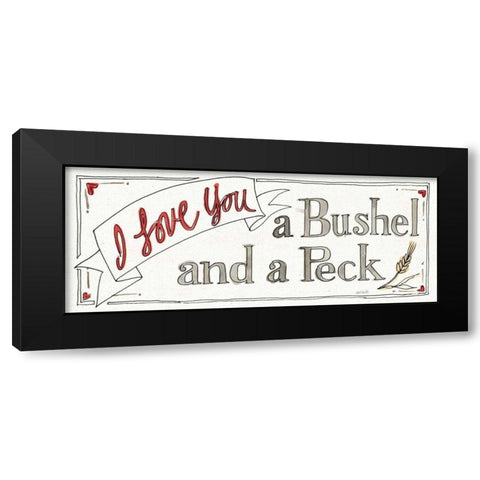 Country Life IX Black Modern Wood Framed Art Print with Double Matting by Tavoletti, Anne